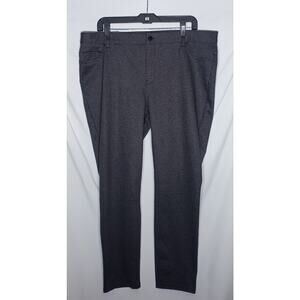 DKNY Jeans Women's XL Ponte Pant Black/Gray Houndstooth NWT